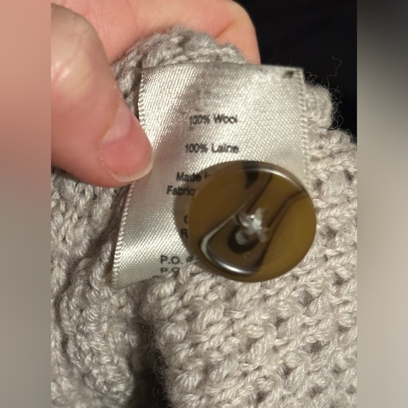 🐑🤍WILFRED Wool Vest🐑🤍Yarn made in Italy. Womens XS. - Picture 7 of 12